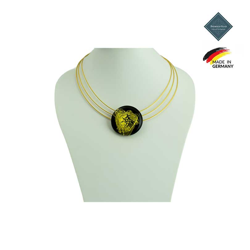 STERNEN GLAS | "Antonia" | 3 Tier Round Necklace