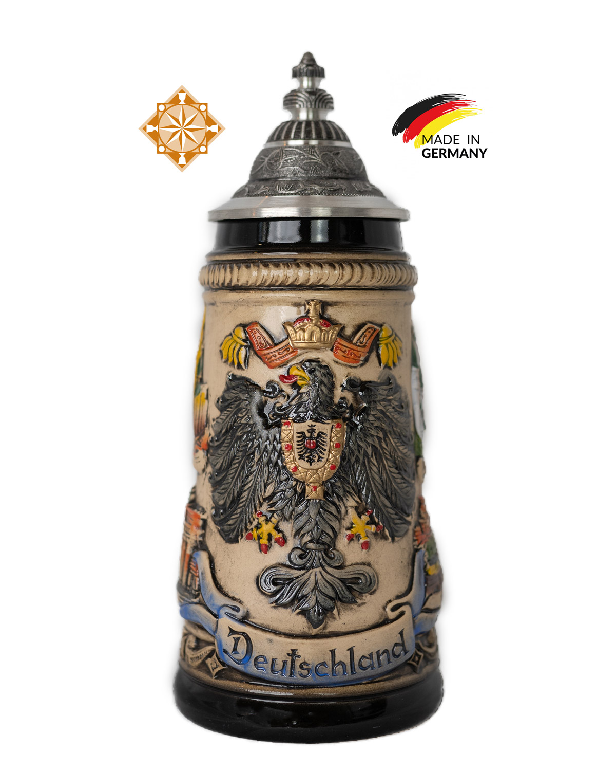 Beer Stein | German Cities | Colorful