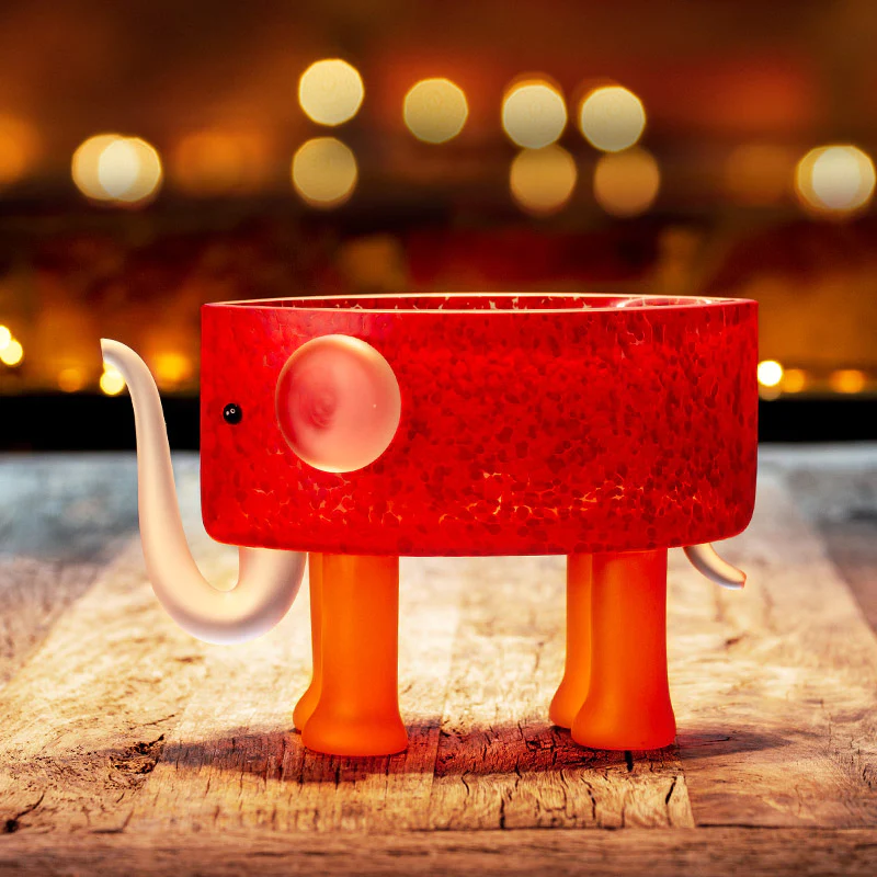 Borowski | Elephant Ben Bowl | Red