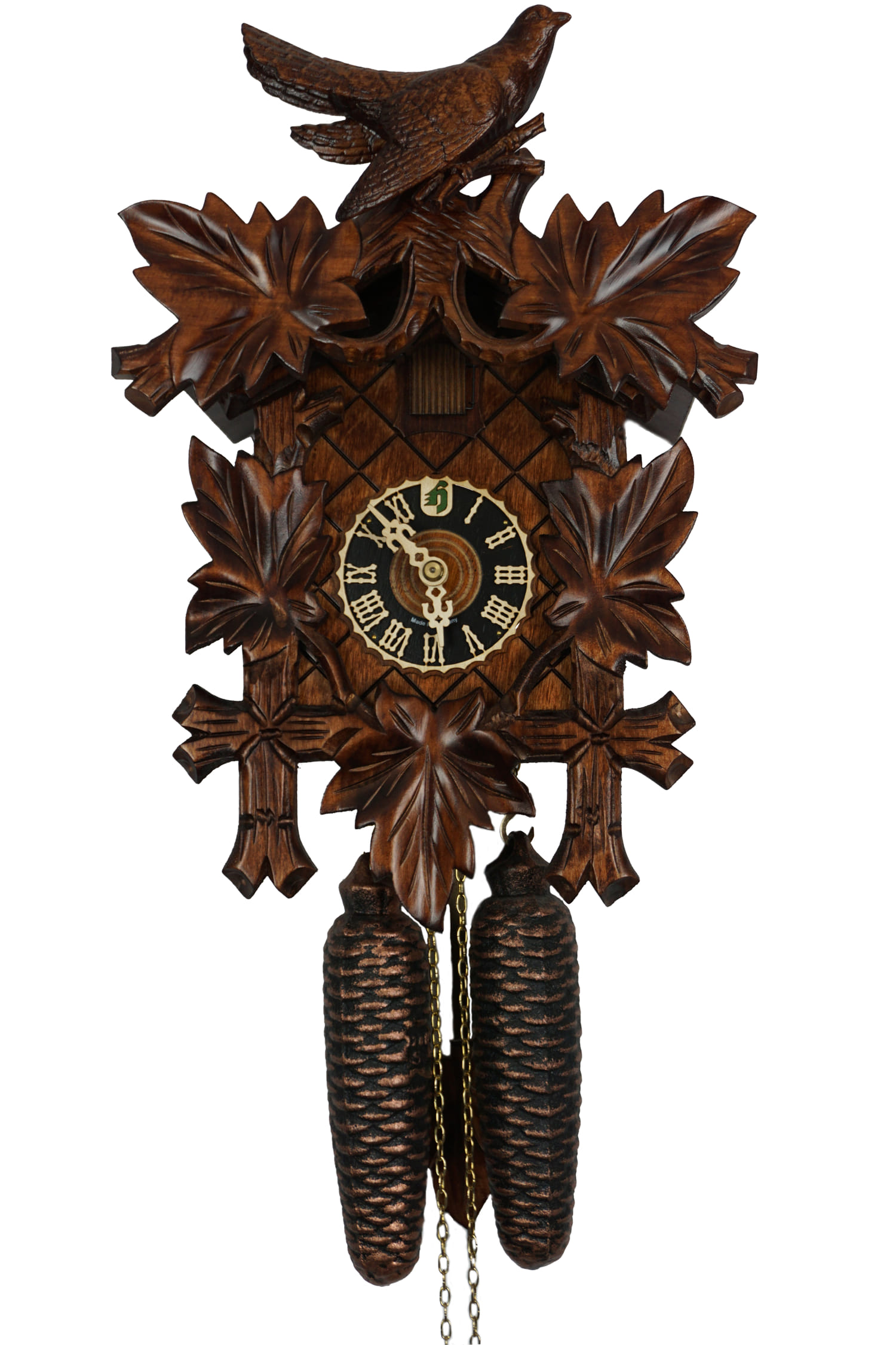 Cuckoo Clock | Traditional, Bird on Top | 8 Day Movement