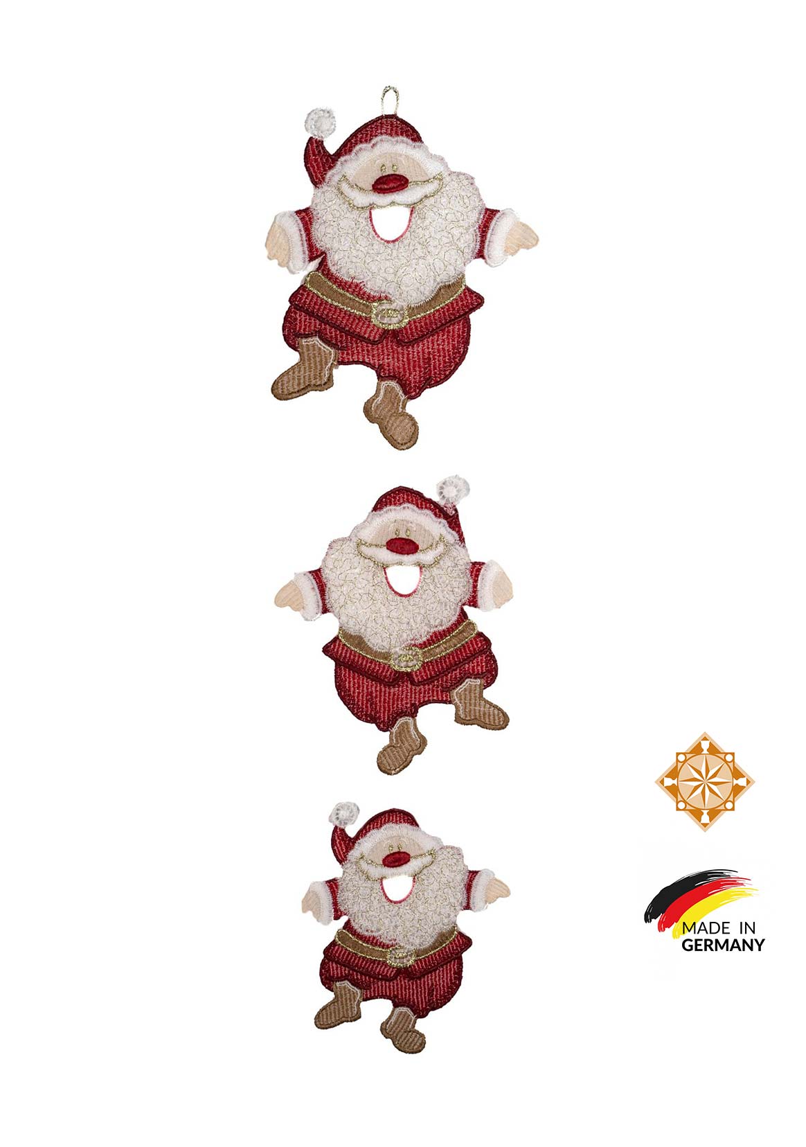 Christmas Window Decoration | Santa Claus