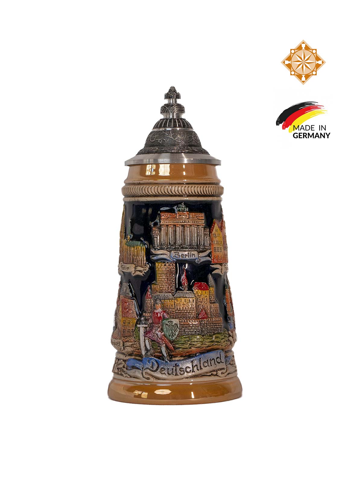 Beer Stein | German Knight & Cities | S