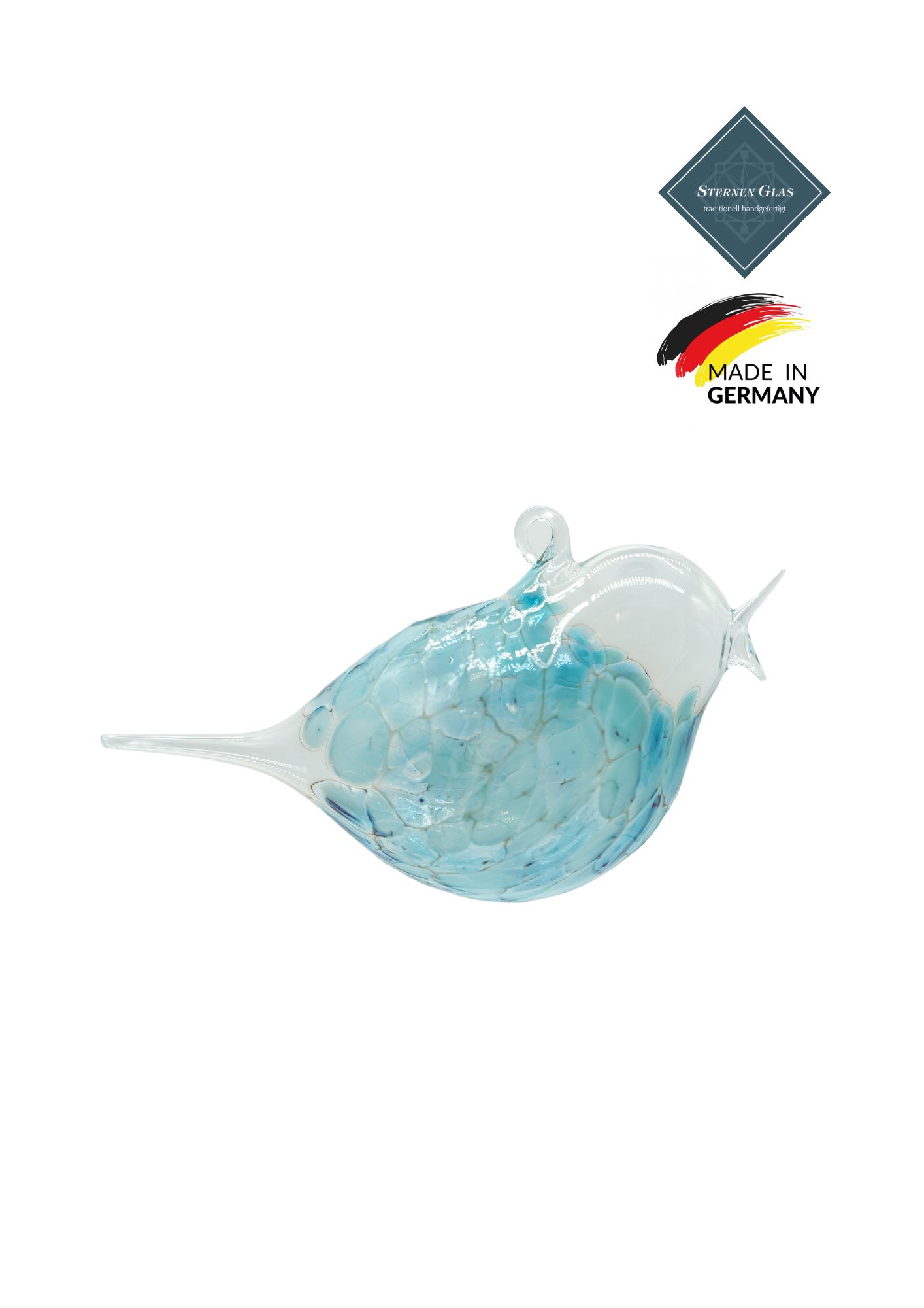 STERNEN GLAS | Bird Hanger | Turquoise